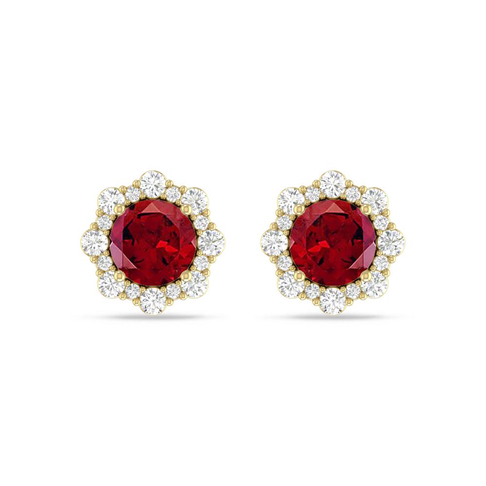 Yellow Gold - Garnet