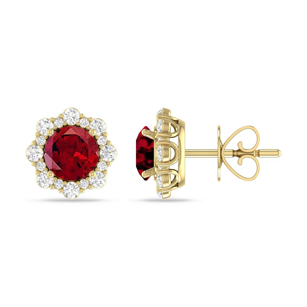 Yellow Gold - Garnet