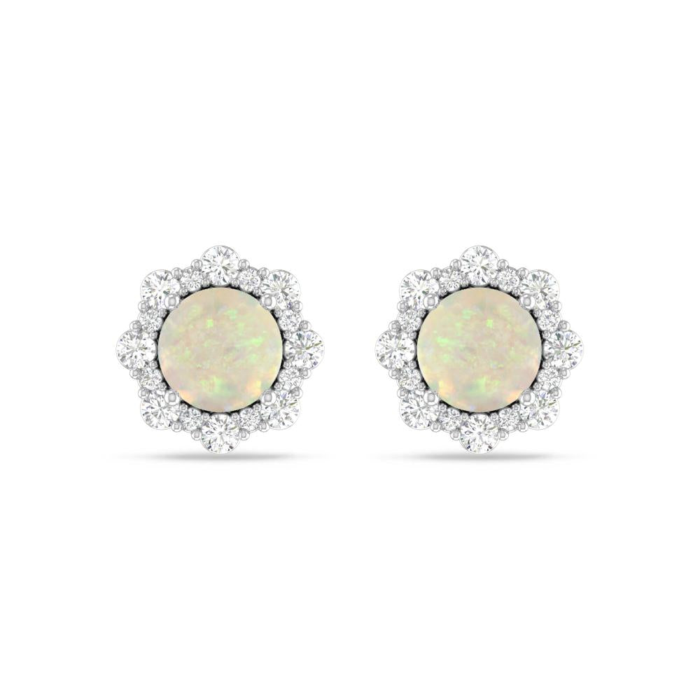 White Gold - Opal