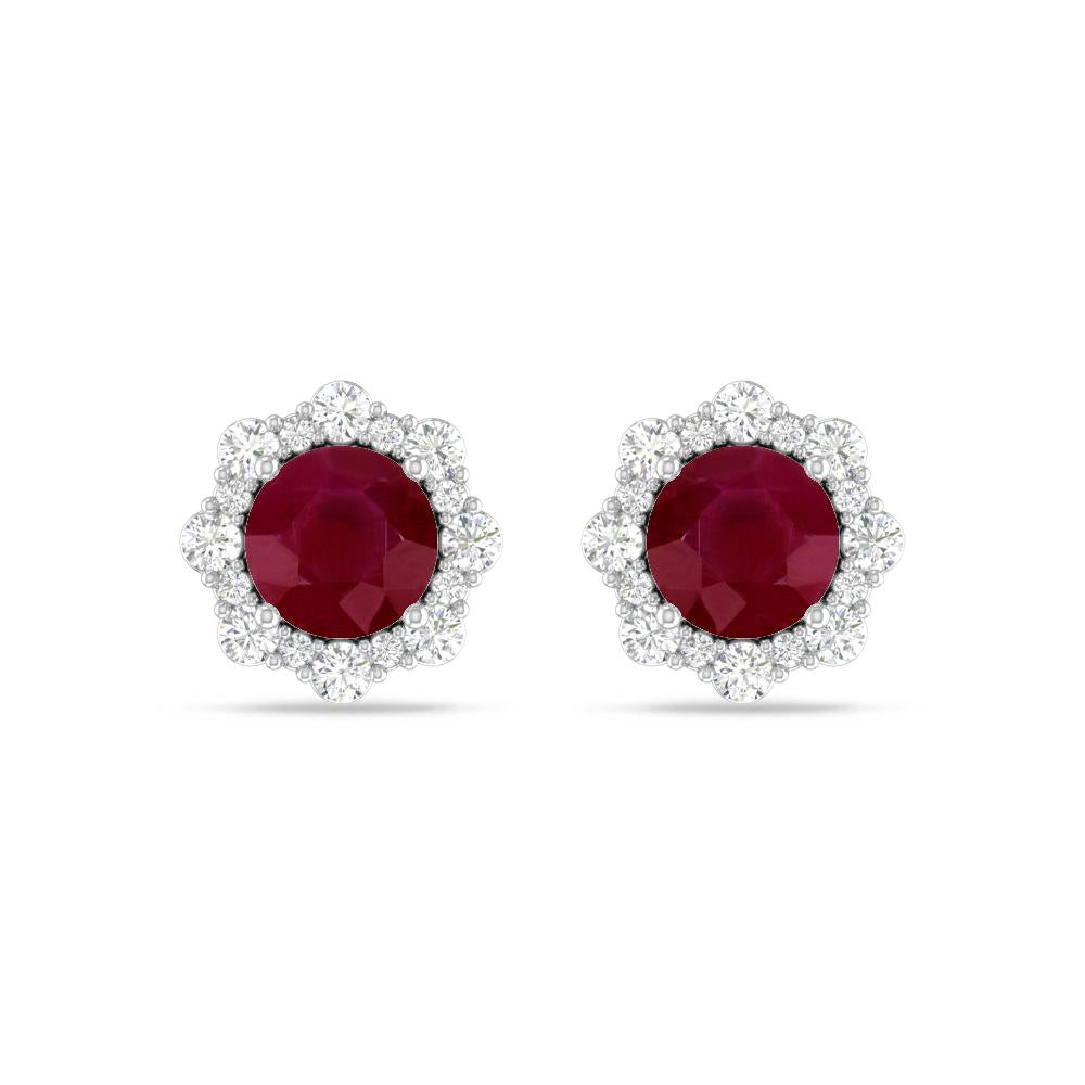 White Gold - Ruby