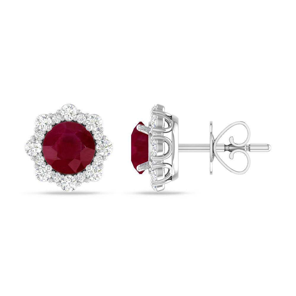 White Gold - Ruby