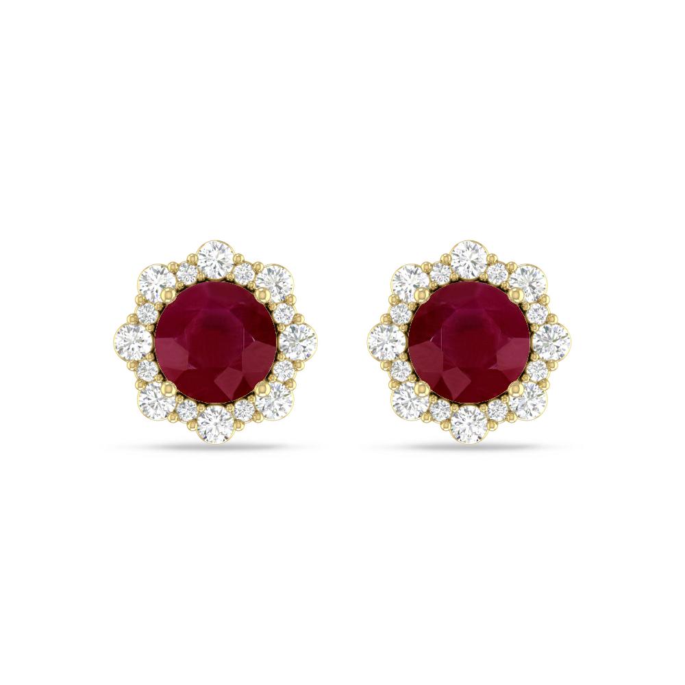 Yellow Gold - Ruby