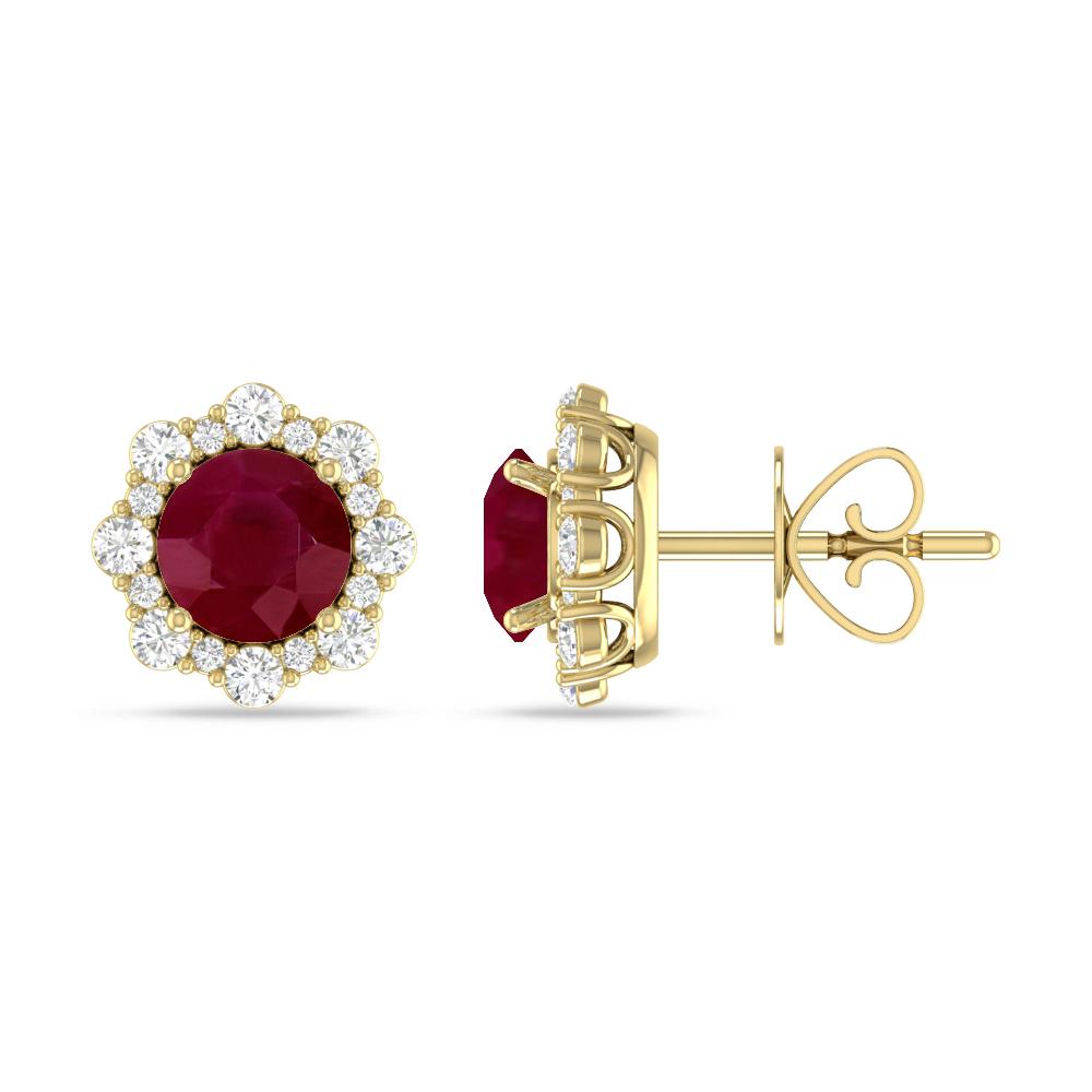 Yellow Gold - Ruby
