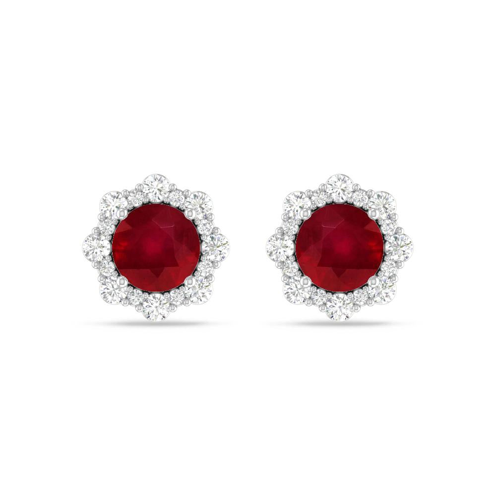 White Gold - Ruby
