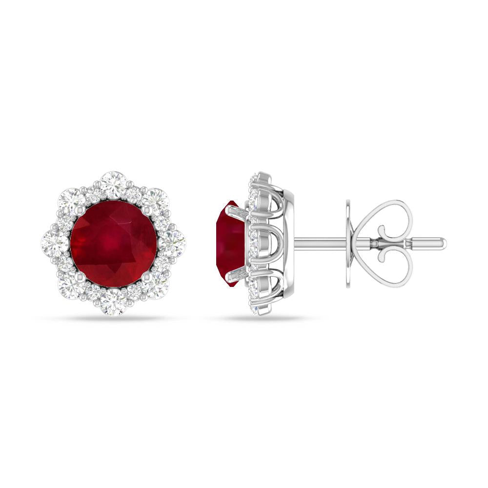 White Gold - Ruby