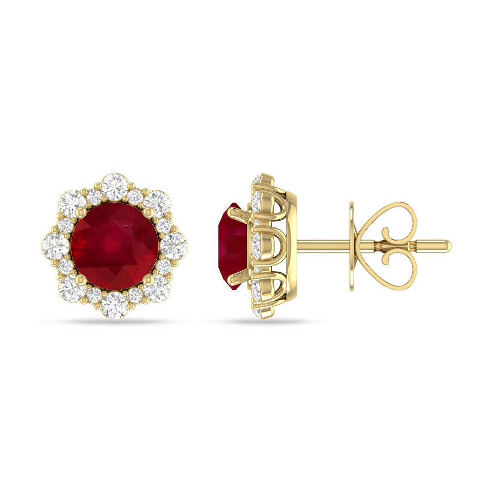 Yellow Gold - Ruby