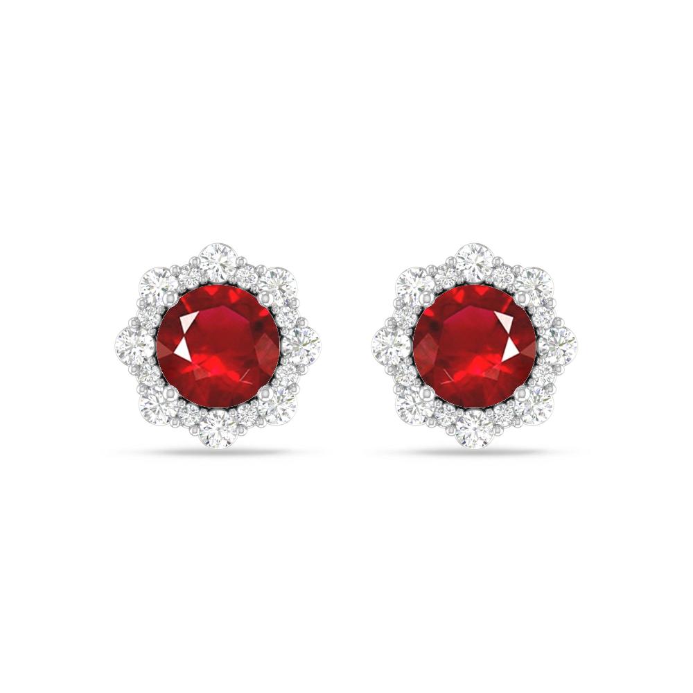 White Gold - Ruby