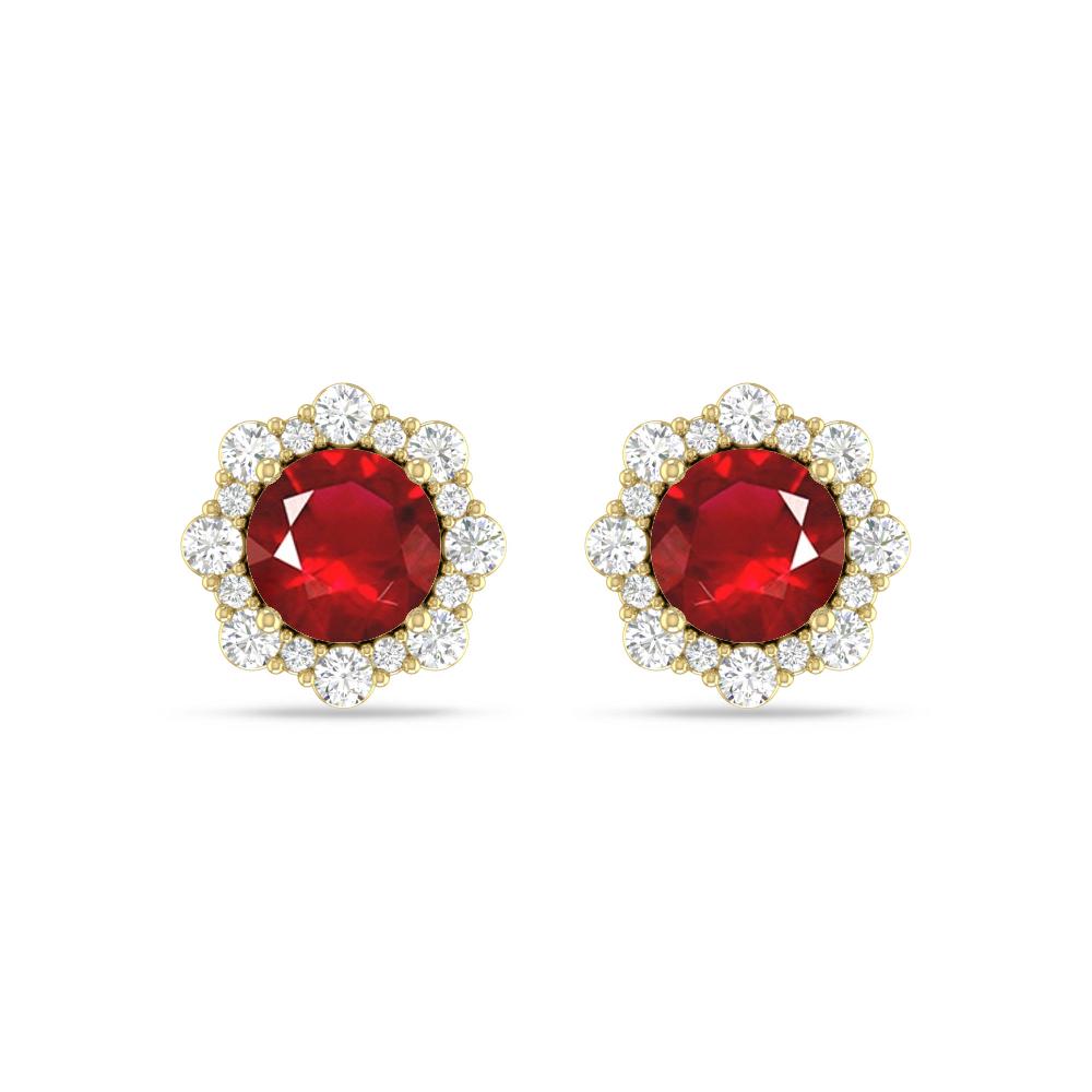 Yellow Gold - Ruby