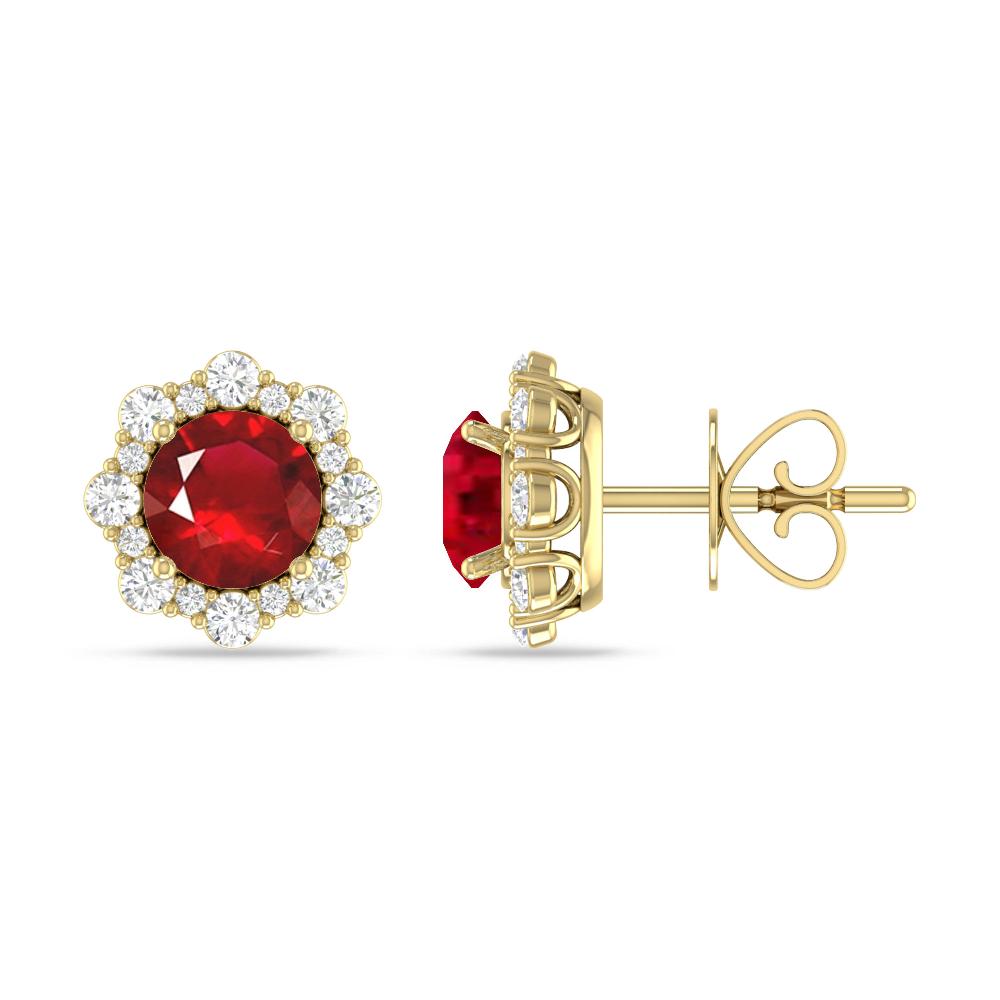 Yellow Gold - Ruby