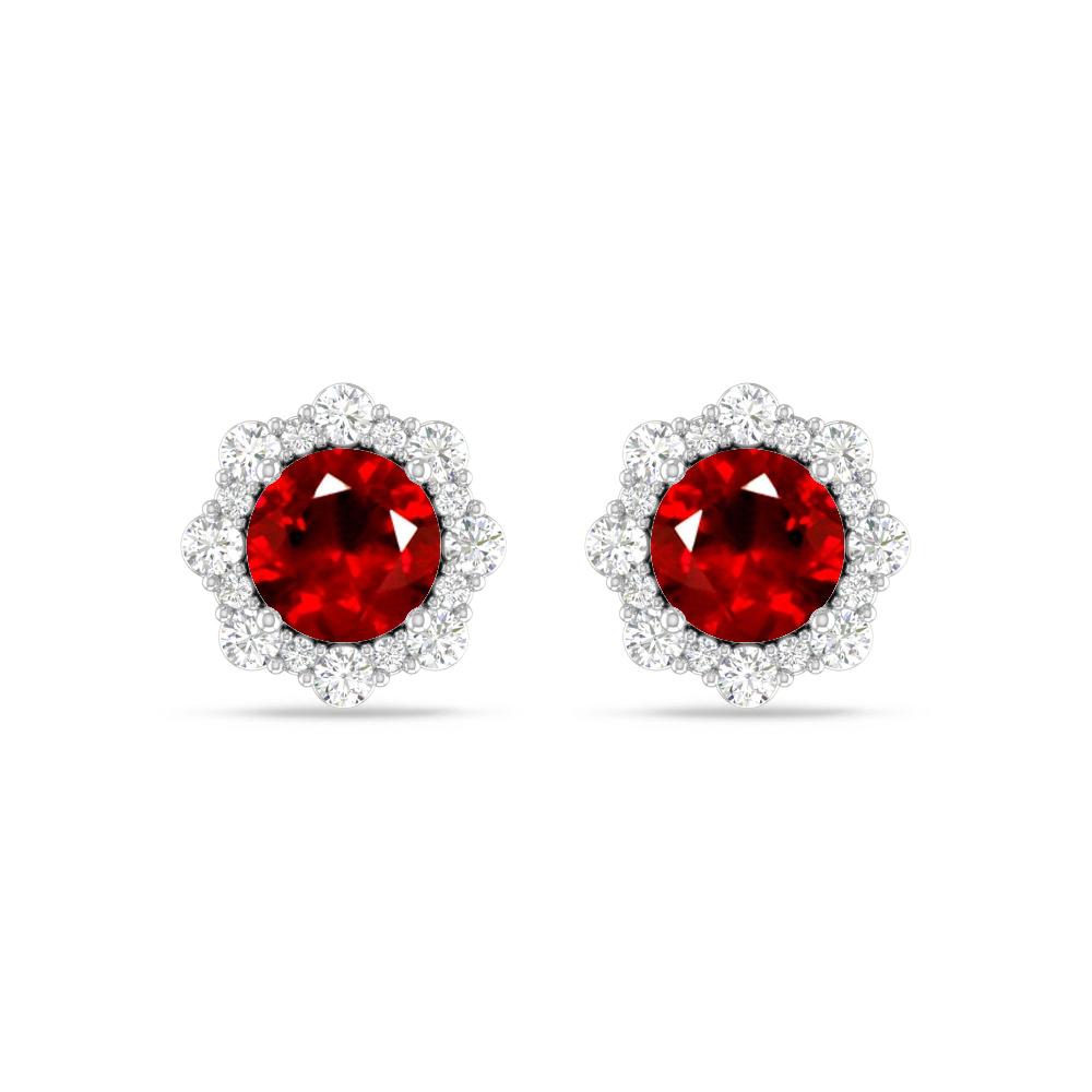 White Gold - Ruby