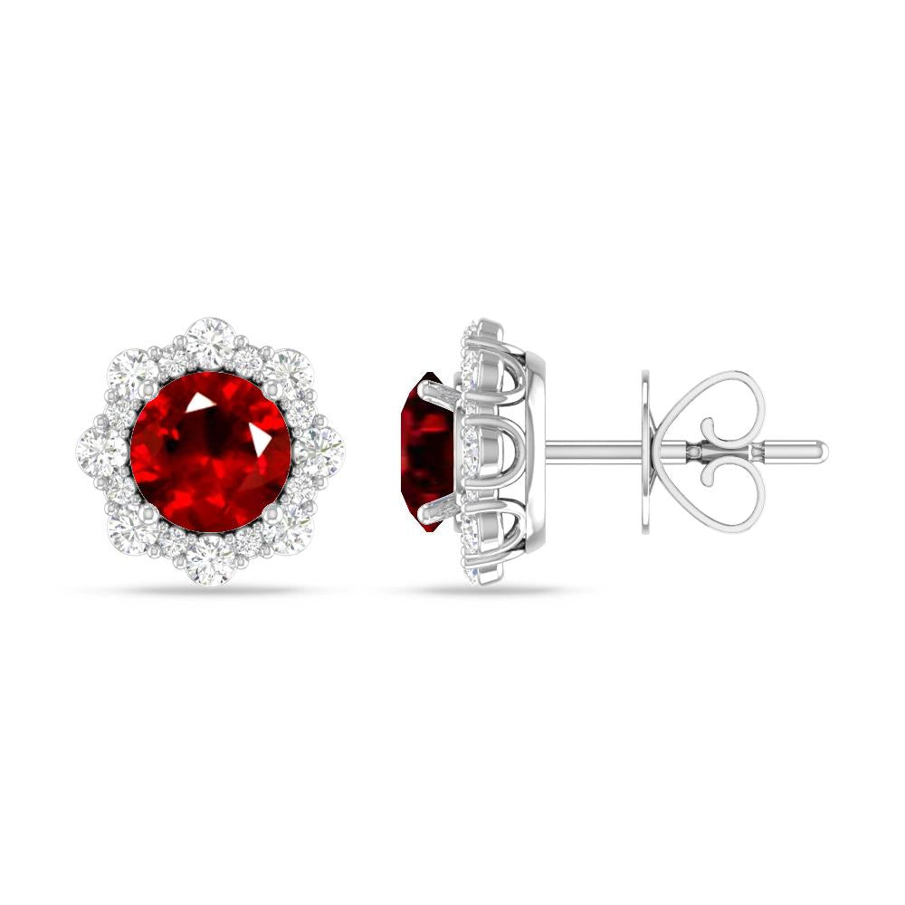 White Gold - Ruby