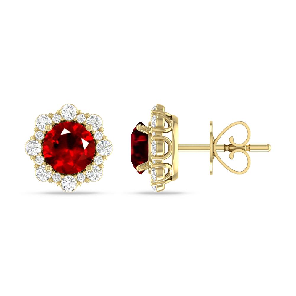 Yellow Gold - Ruby