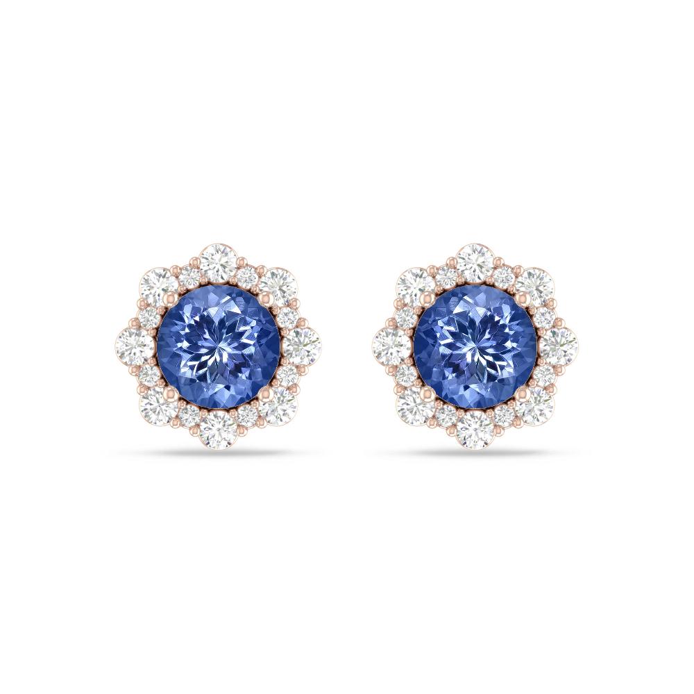 Rose Gold - Tanzanite