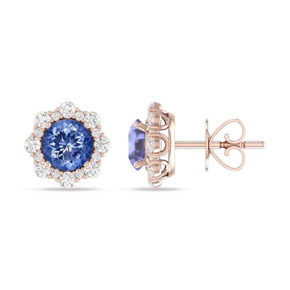 Rose Gold - Tanzanite