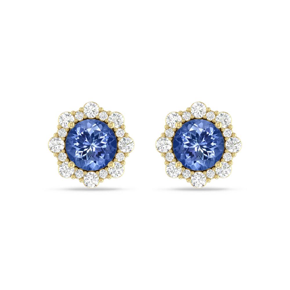Yellow Gold - Tanzanite