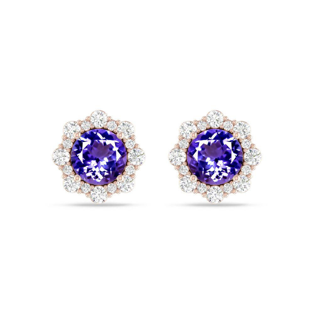 Rose Gold - Tanzanite