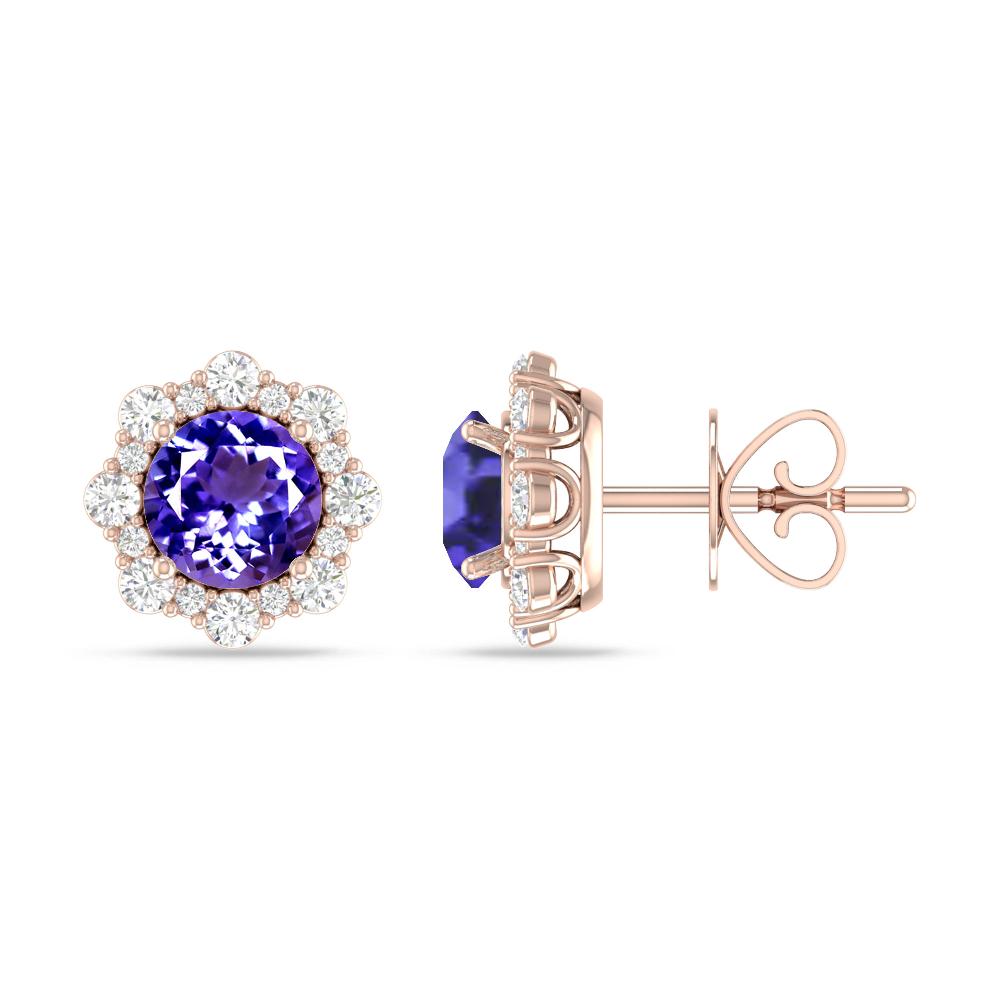 Rose Gold - Tanzanite