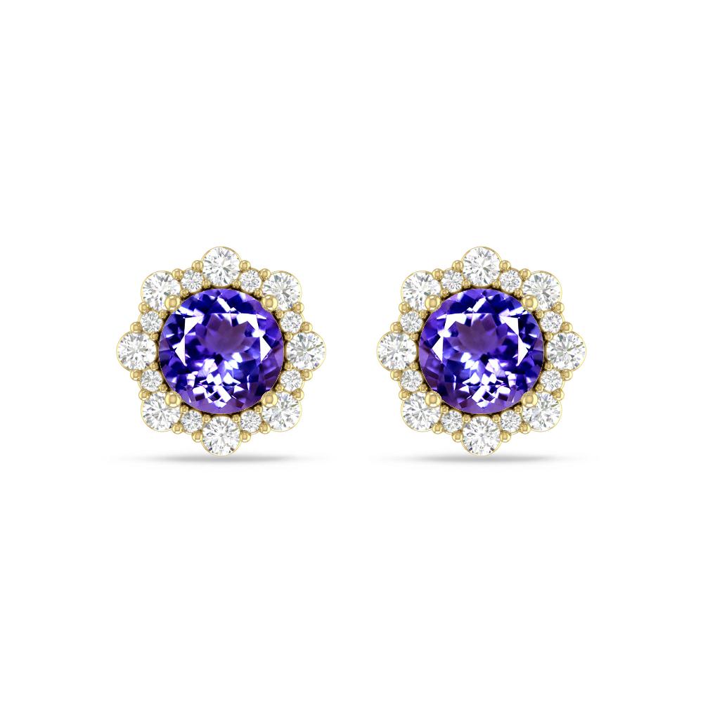 Yellow Gold - Tanzanite