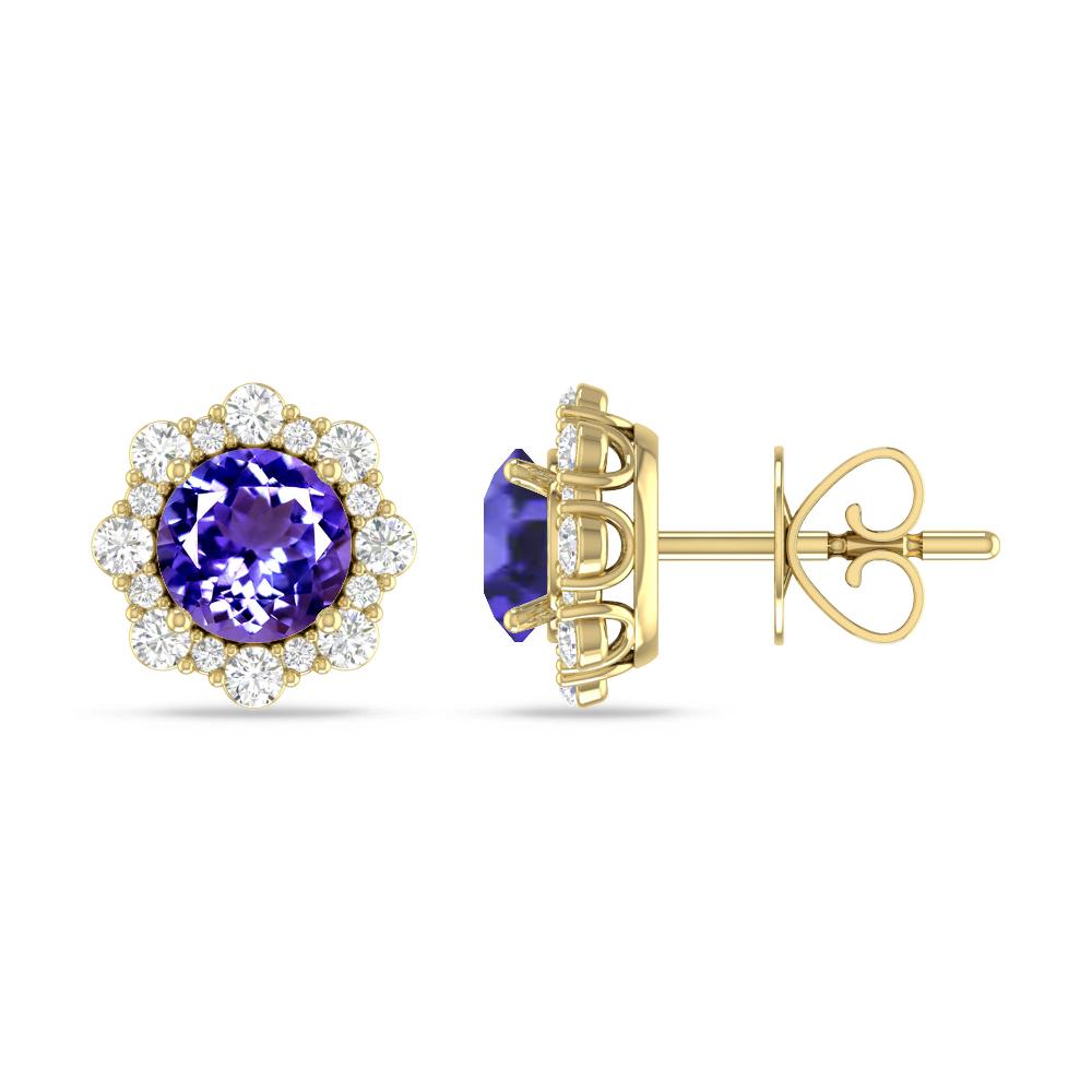 Yellow Gold - Tanzanite