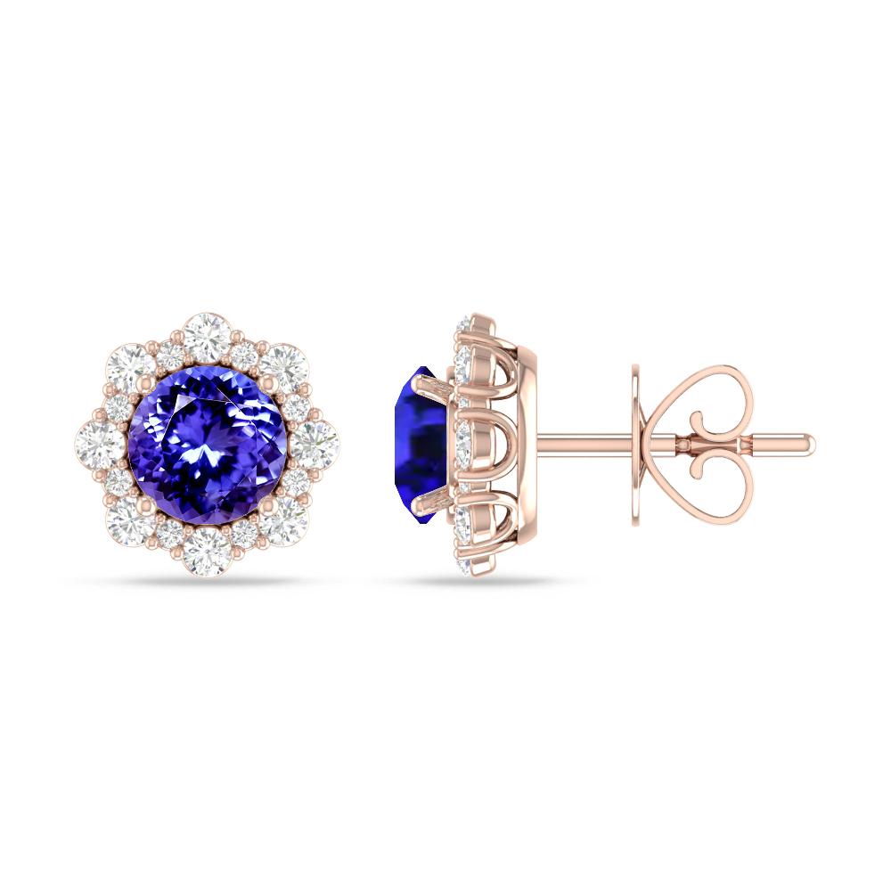 Rose Gold - Tanzanite