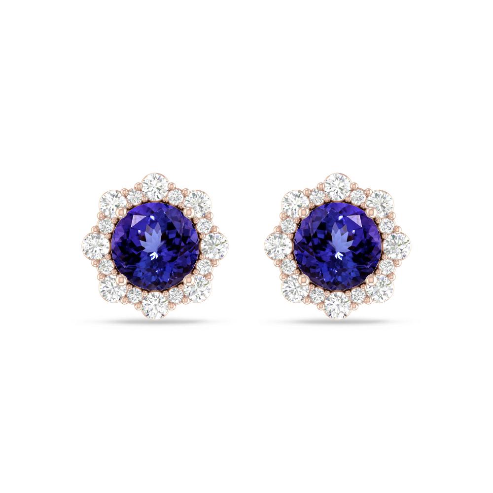 Rose Gold - Tanzanite