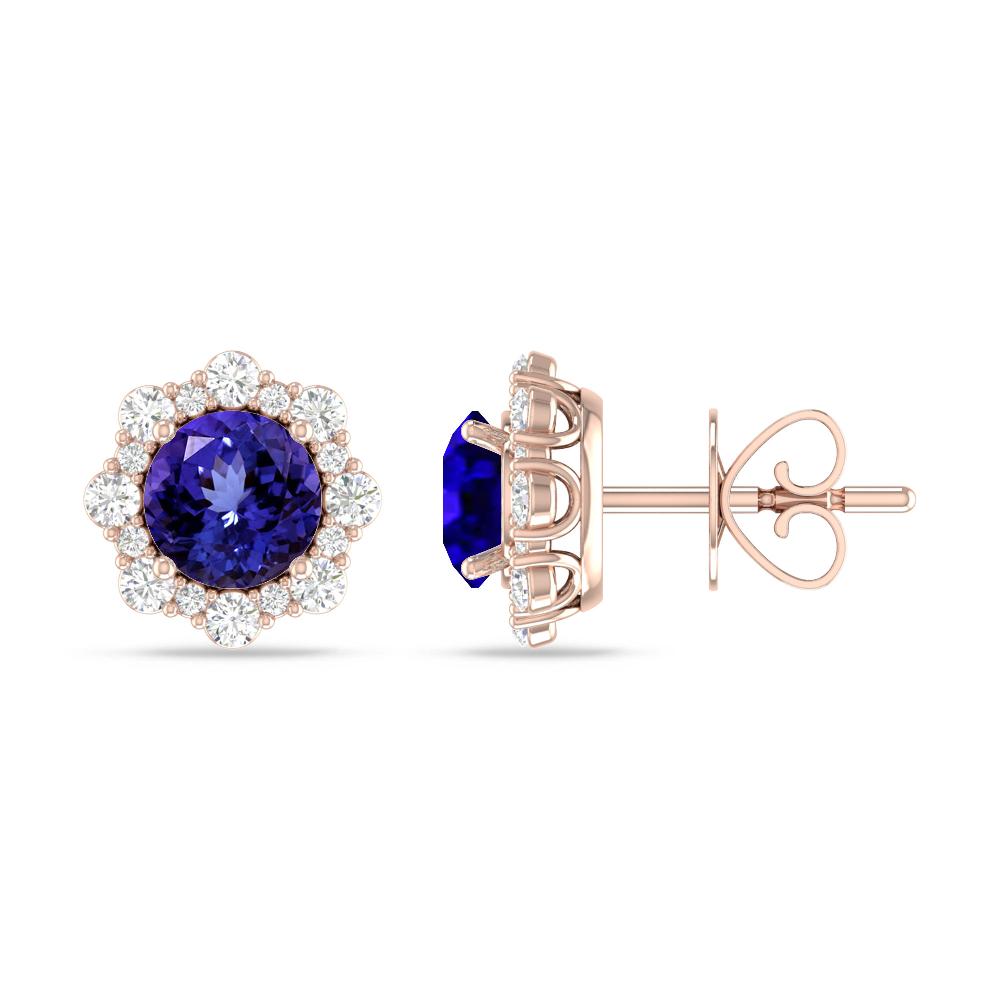 Rose Gold - Tanzanite