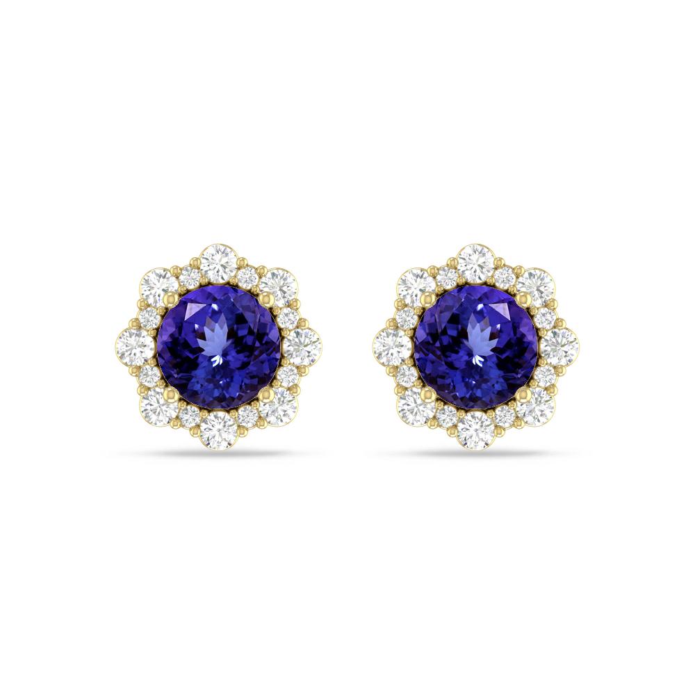 Yellow Gold - Tanzanite