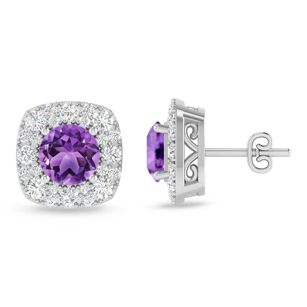 White Gold - Amethyst