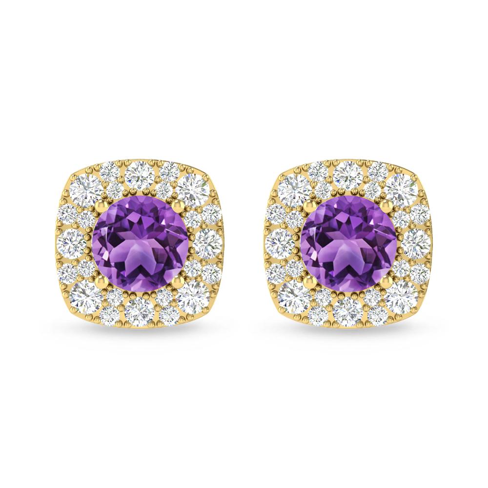 Yellow Gold - Amethyst
