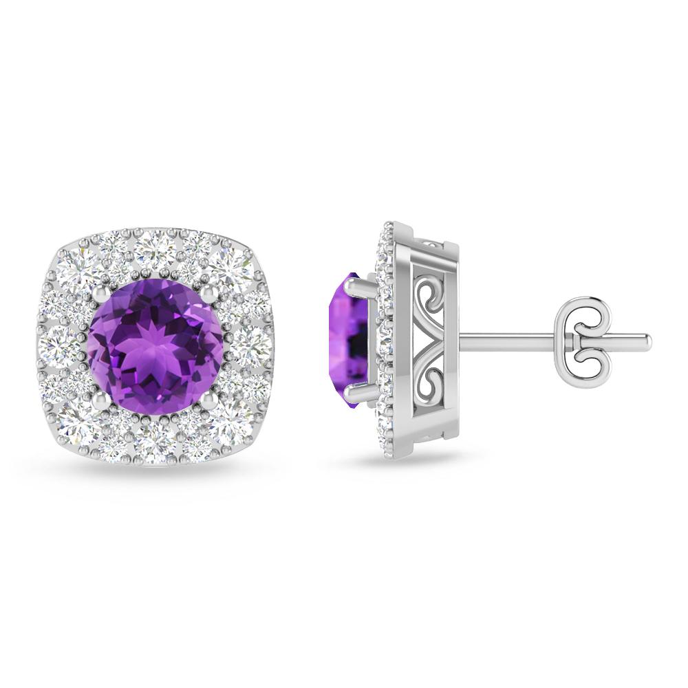 White Gold - Amethyst