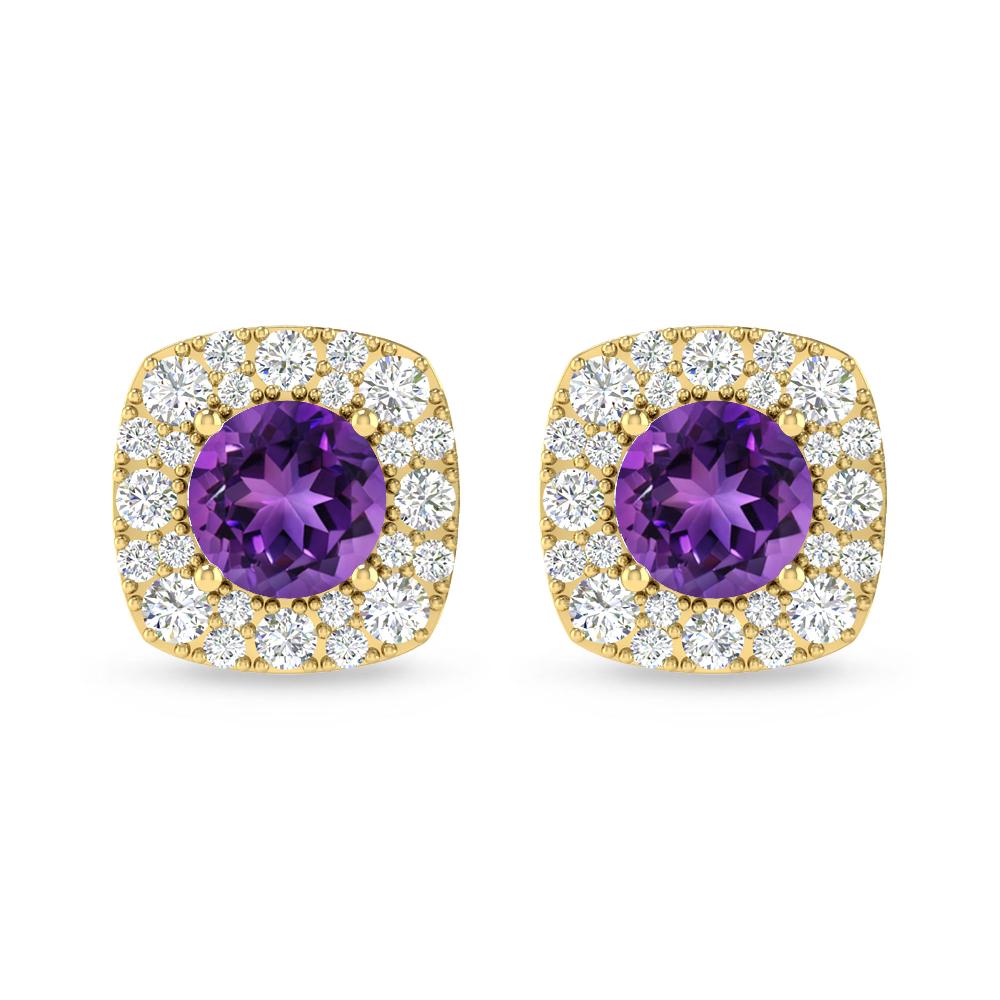 Yellow Gold - Amethyst