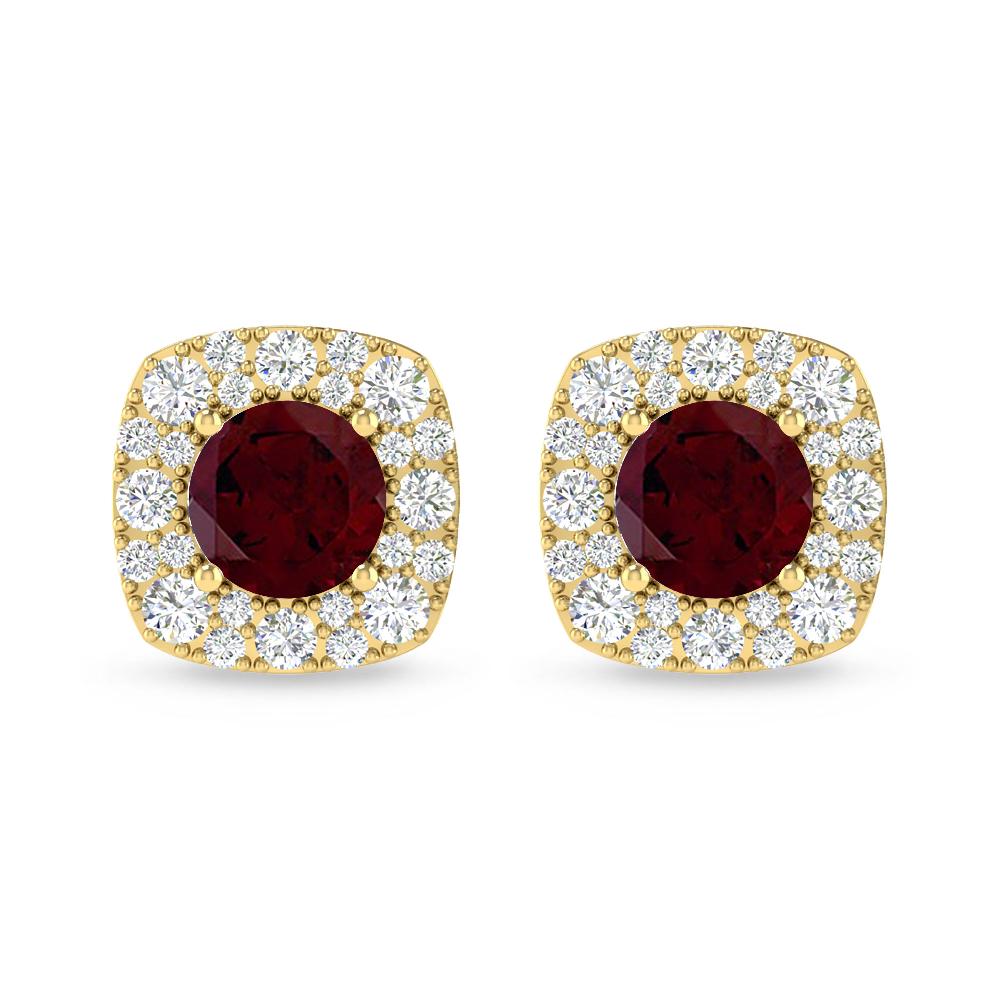 Yellow Gold - Garnet