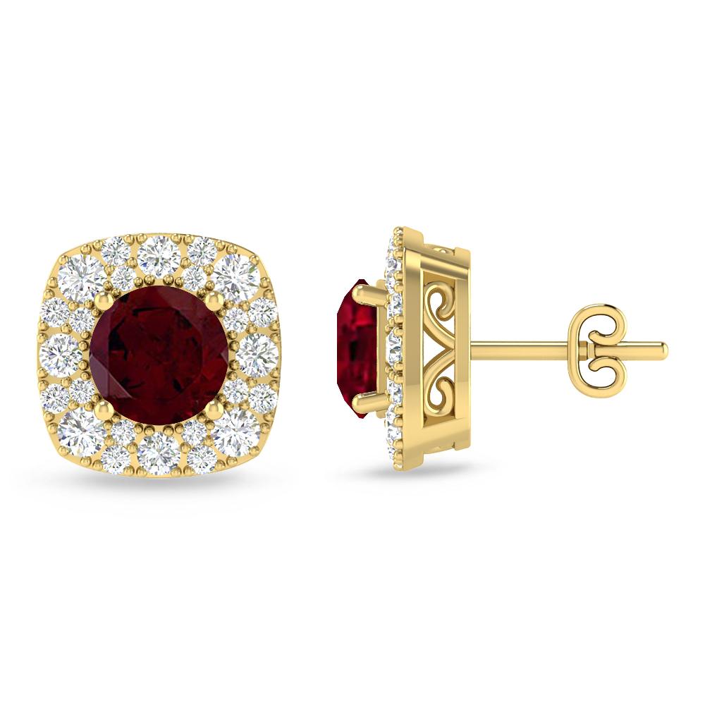 Yellow Gold - Garnet