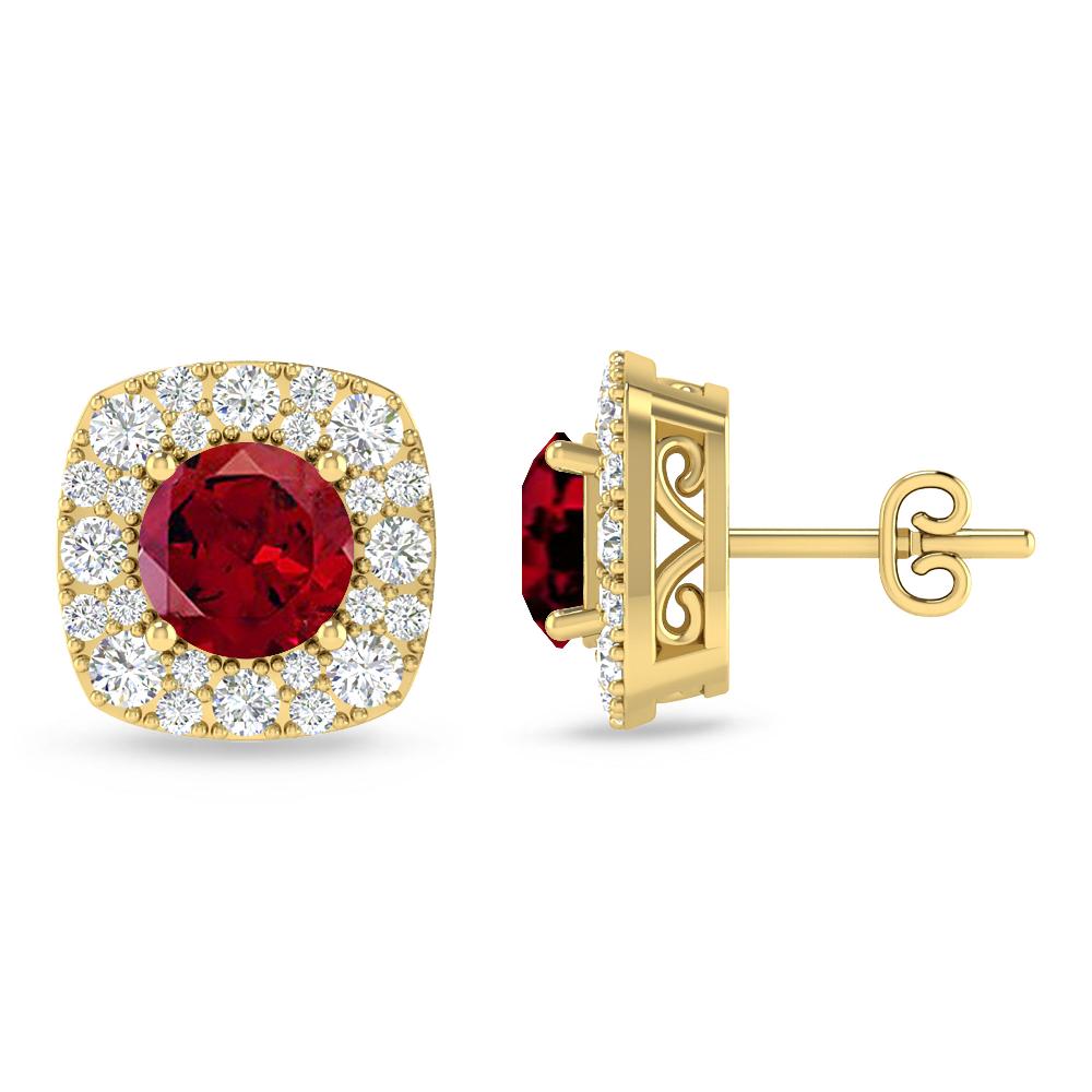 Yellow Gold - Garnet