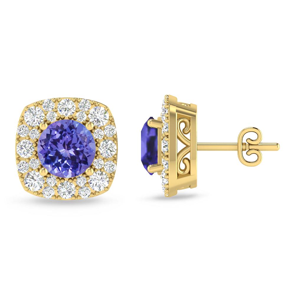 Yellow Gold - Tanzanite