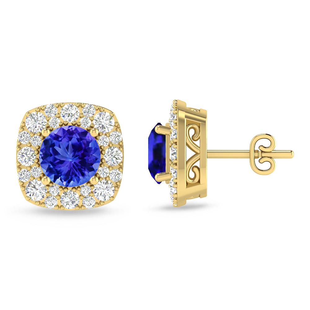 Yellow Gold - Tanzanite