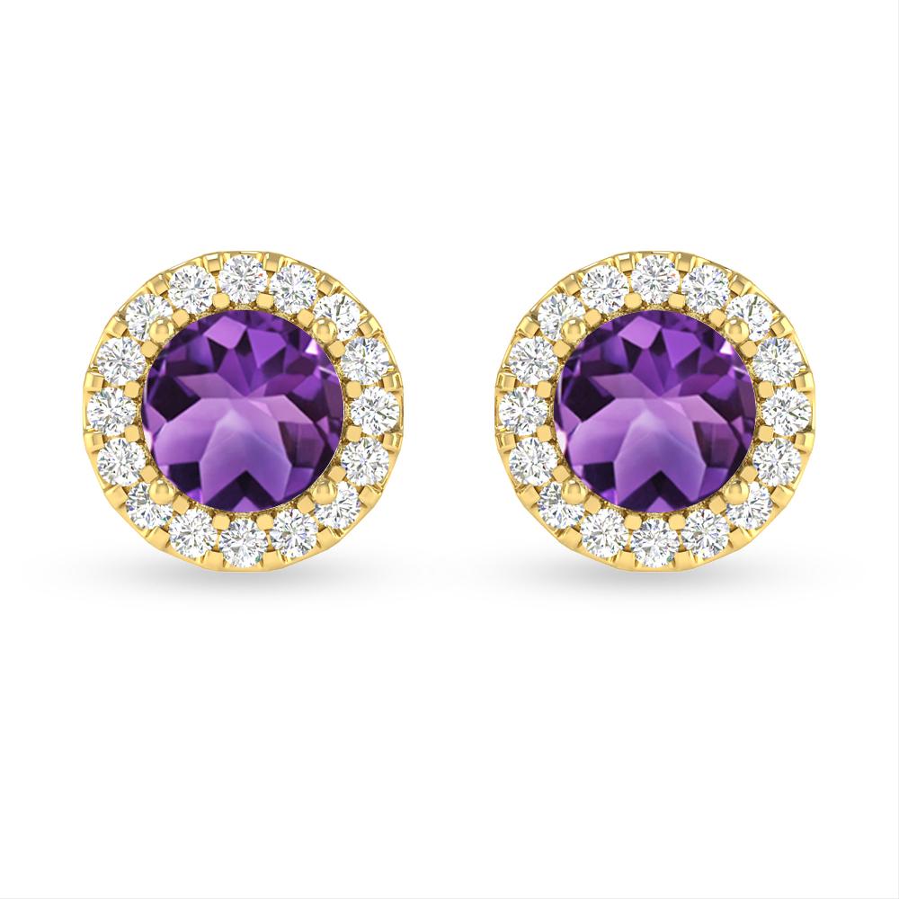 Yellow Gold - Amethyst