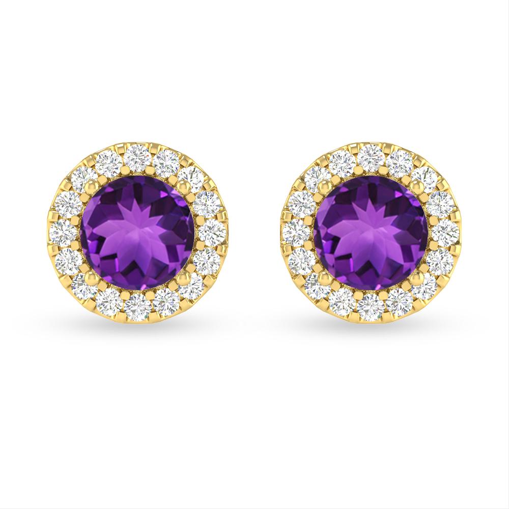 Yellow Gold - Amethyst