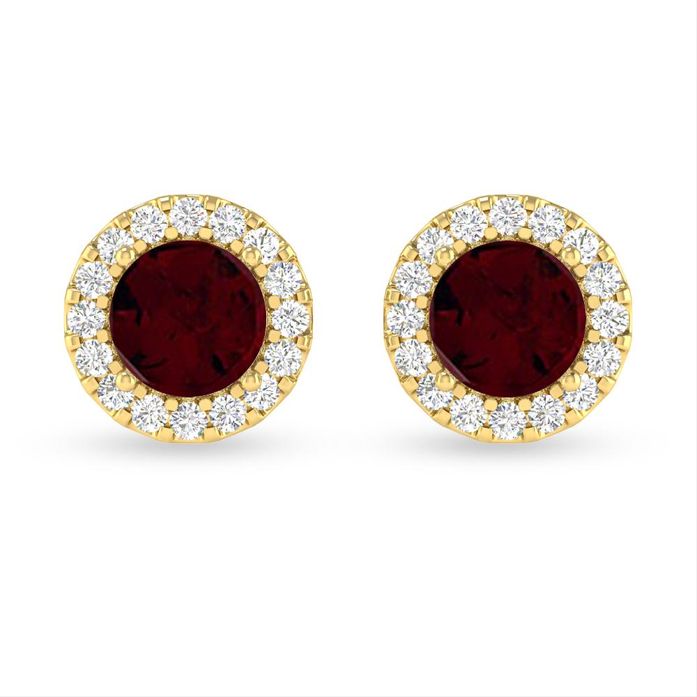 Yellow Gold - Garnet