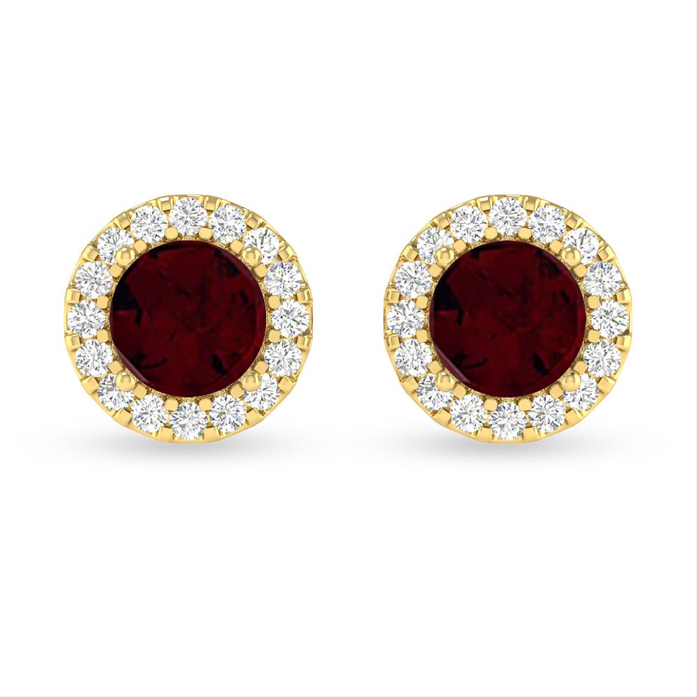 Yellow Gold - Garnet