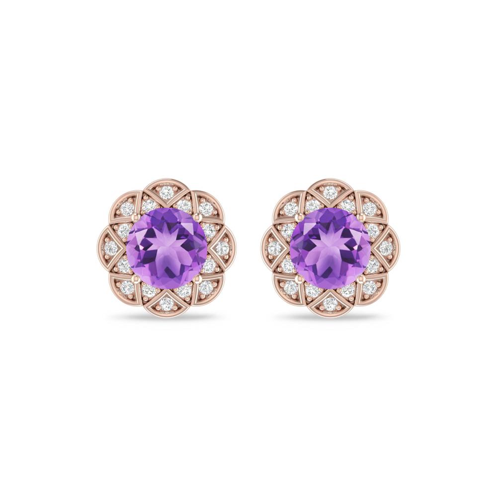 Rose Gold - Amethyst