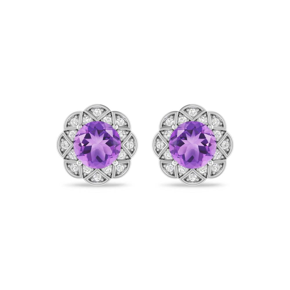 White Gold - Amethyst