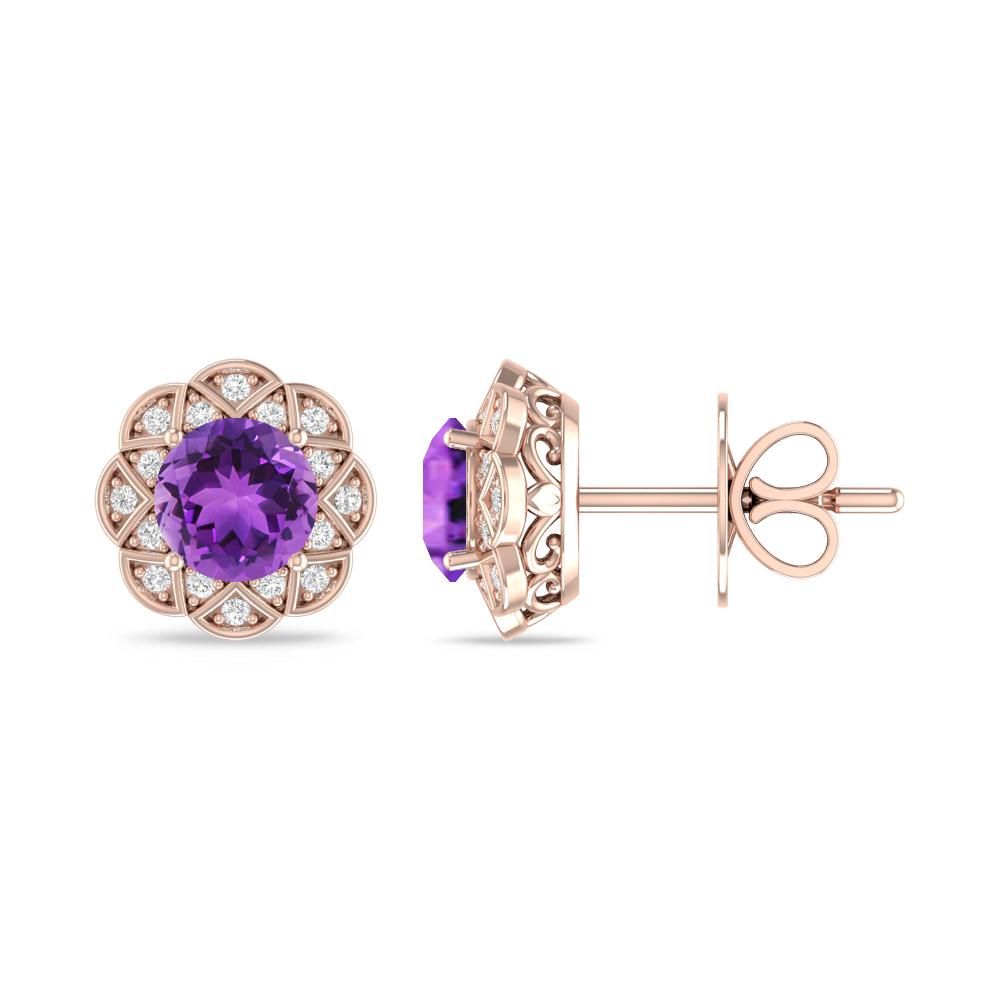 Rose Gold - Amethyst