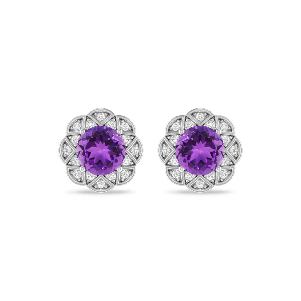 White Gold - Amethyst