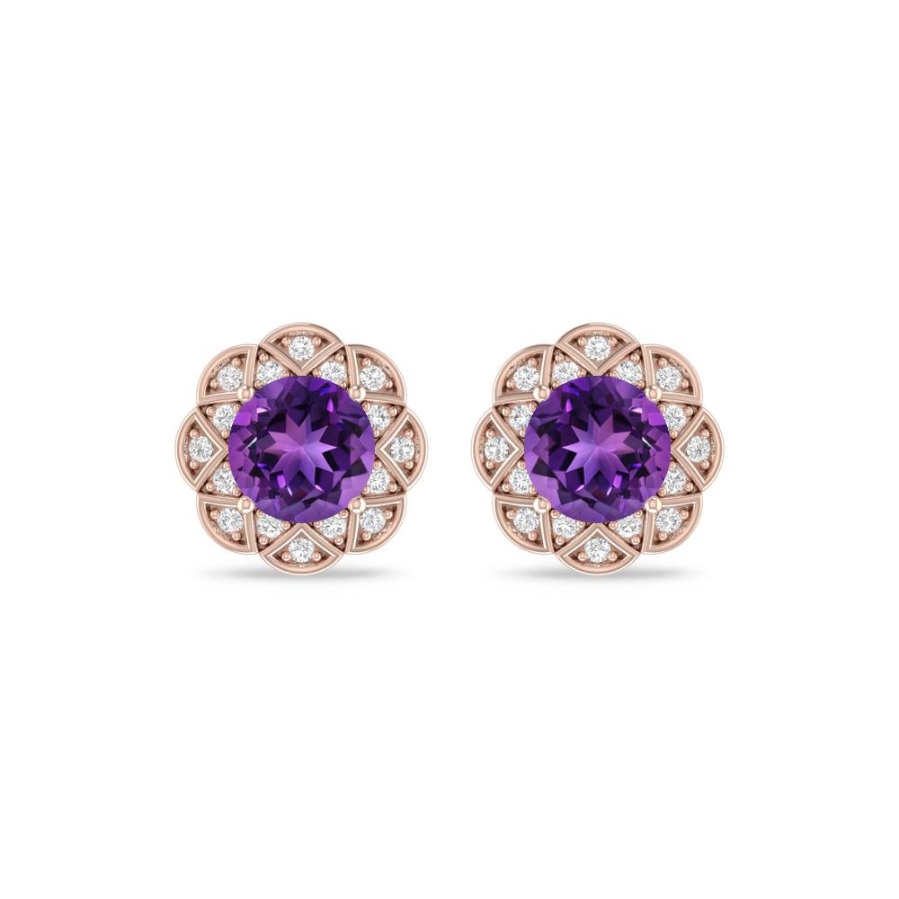 Rose Gold - Amethyst