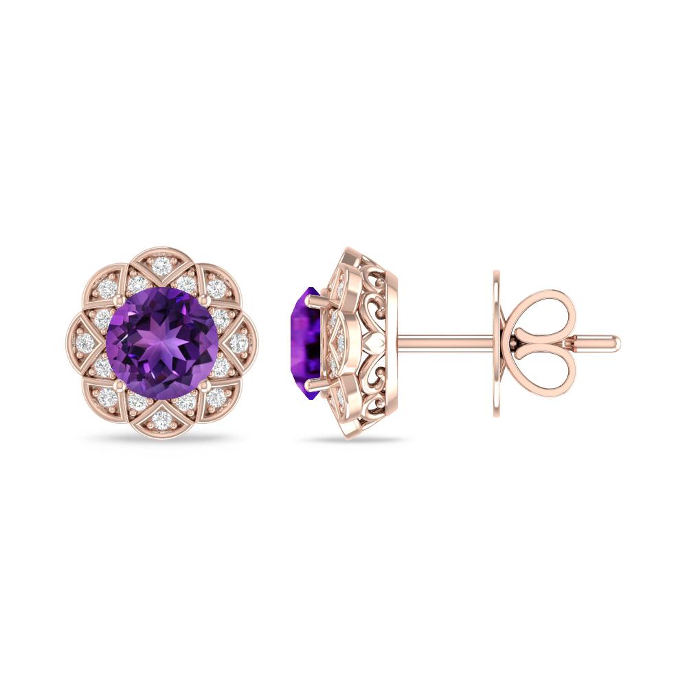 Rose Gold - Amethyst
