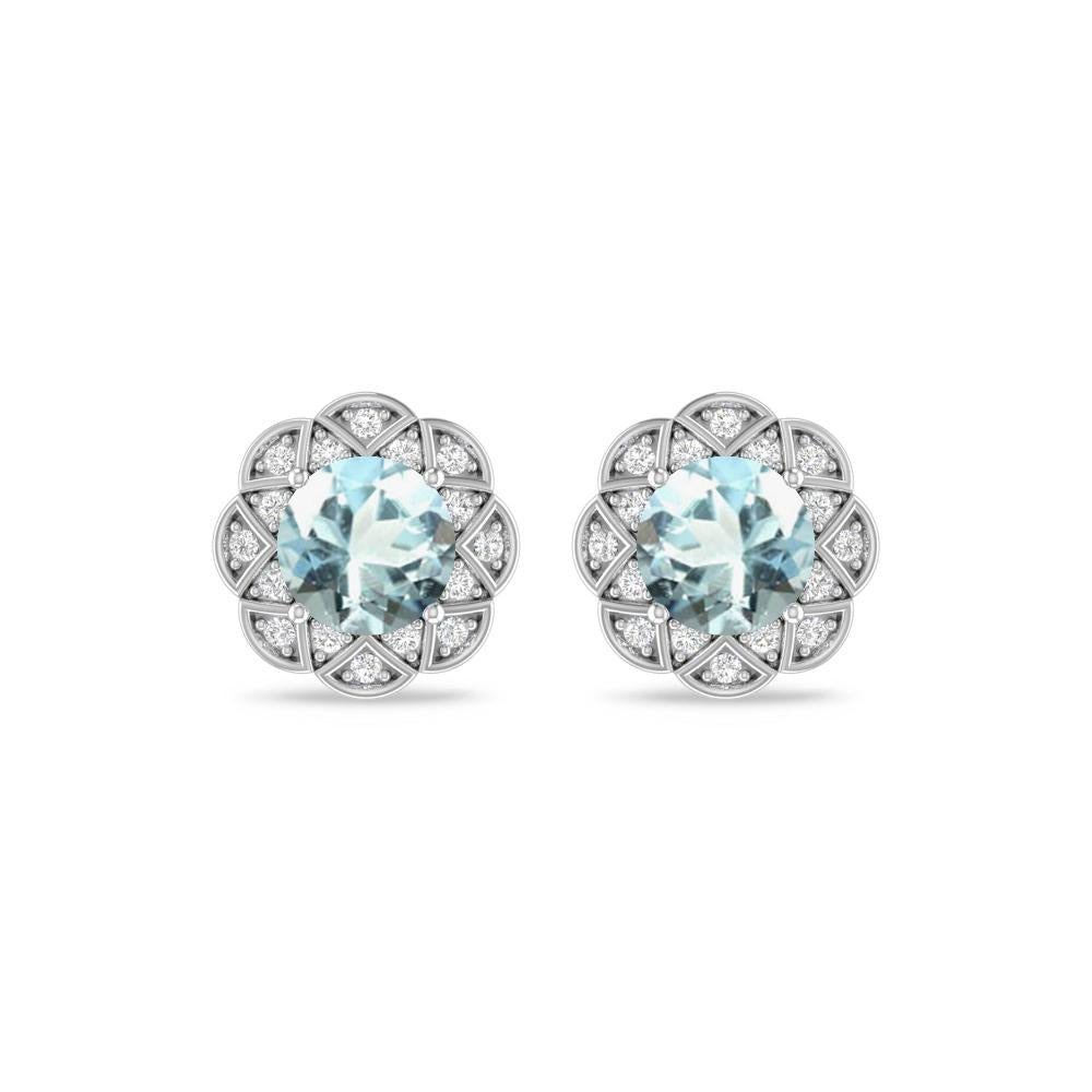White Gold - Aquamarine