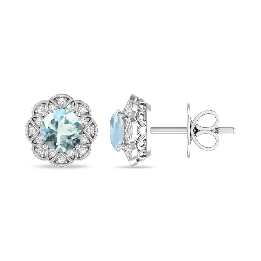 White Gold - Aquamarine