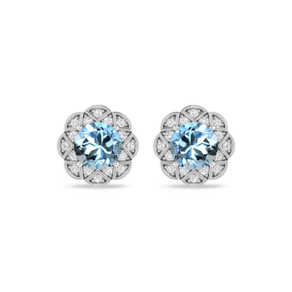 White Gold - Aquamarine
