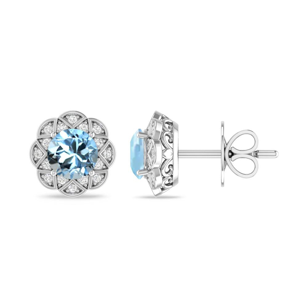 White Gold - Aquamarine